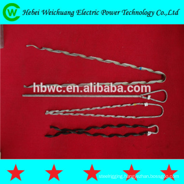 high voltage preformed tension clamp/guy wire for OPGW /ADSS fitting